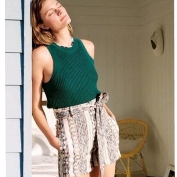 Anthropologie Tops - Anthropologie‎ Turquoise Sleeveless Sweater